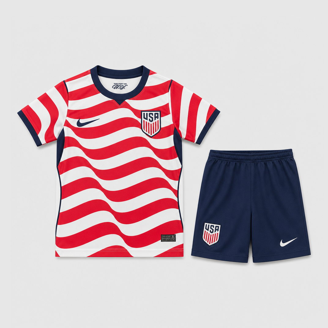 Home 26/27 Kids Shirt Kit