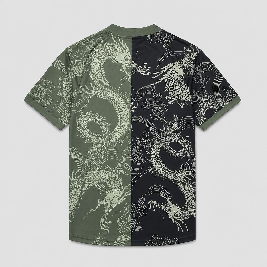 Special Edition Dragon Black Green Special Edition 26/27 Men's Shirt
